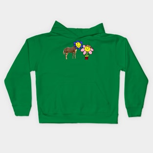 Cowboy Flower Kids Hoodie